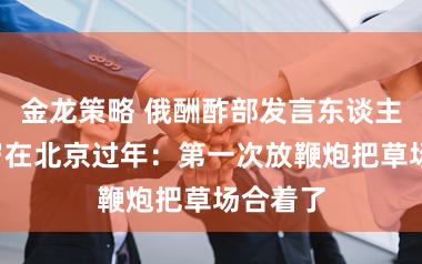 金龙策略 俄酬酢部发言东谈主回忆6岁在北京过年：第一次放鞭炮把草场合着了