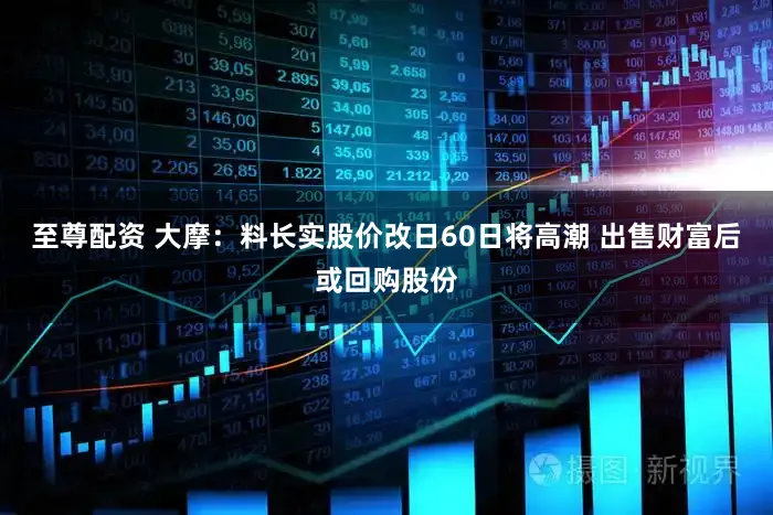 至尊配资 大摩：料长实股价改日60日将高潮 出售财富后或回购股份