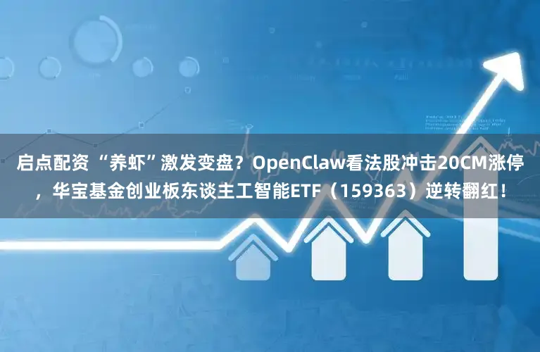 启点配资 “养虾”激发变盘？OpenClaw看法股冲击20CM涨停，华宝基金创业板东谈主工智能ETF（159363）逆转翻红！