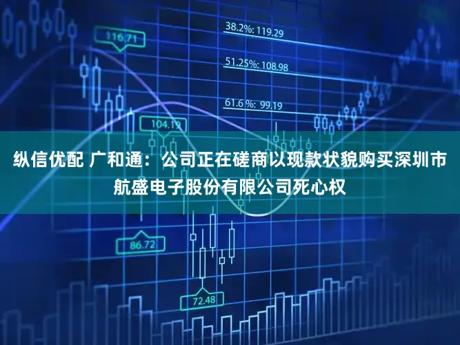纵信优配 广和通：公司正在磋商以现款状貌购买深圳市航盛电子股份有限公司死心权
