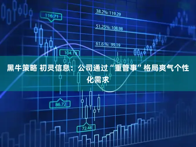 黑牛策略 初灵信息：公司通过“重管事”格局爽气个性化需求